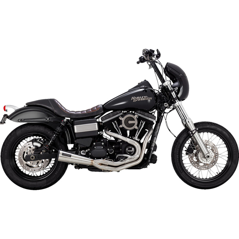 Vance & Hines 2-Into-1 Exhaust System - 27635 For Harley Dyna 2010-2017