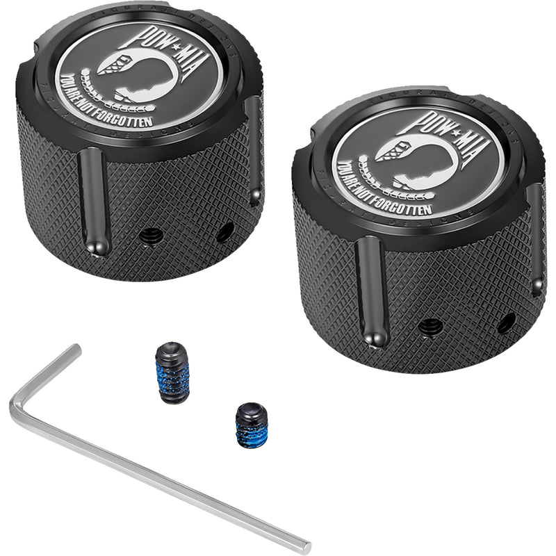 Figurati Designs Axle Nut Cover - FD50-FAC-BK For Harley Motorcycles 2002-2022