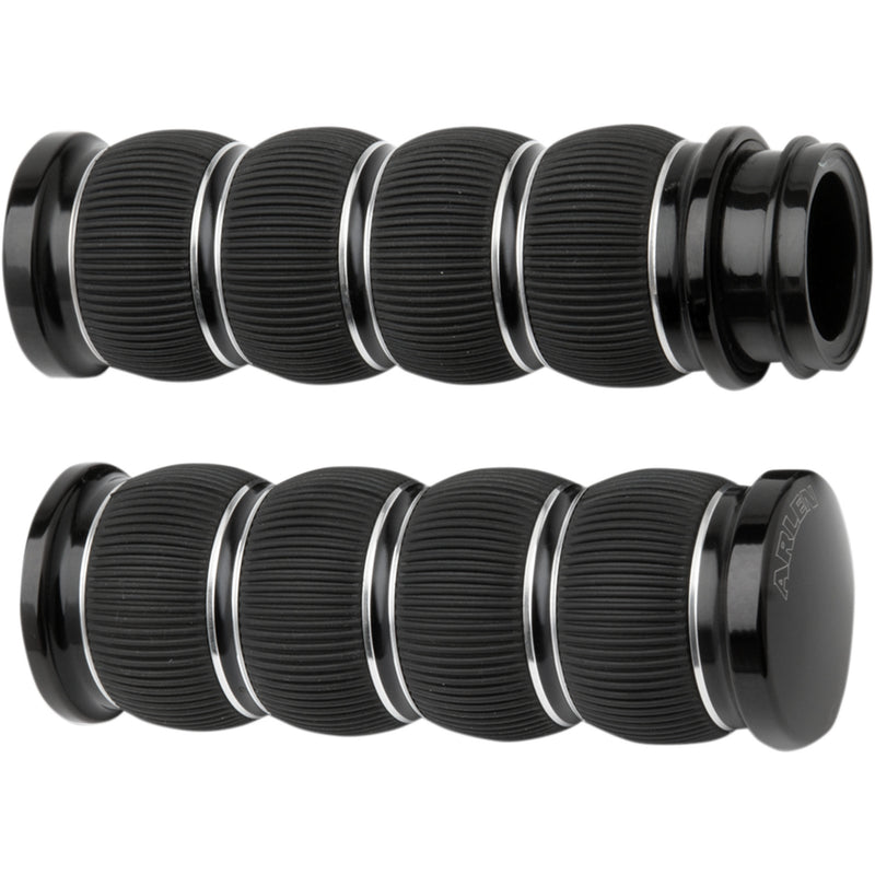 Arlen Ness Ring Leader Fusion Grips - 07-315 For Harley Motorcycles 2008-2025