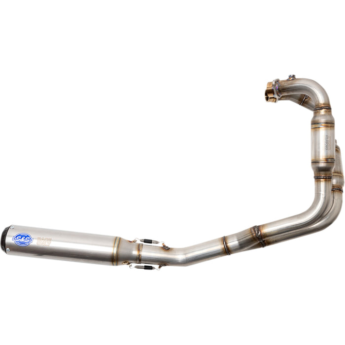 S&S CYCLE 1810-2851 550-1031 Qualifier 2:1 Race Only Exhaust System Qualifier 2:1 Exhaust System - Stainless Steel - Race Only