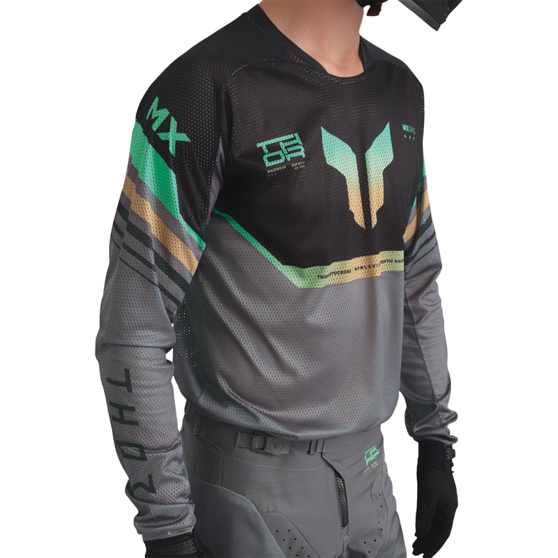 THOR Launchmode Air Raptor Jersey Black/Charcoal