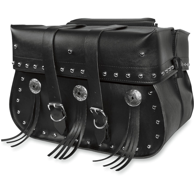 WILLIE & MAX LUGGAGE 3501-0137 58380-00 American Classic Saddlebags American Classic Saddlebag - Adjustable - Black