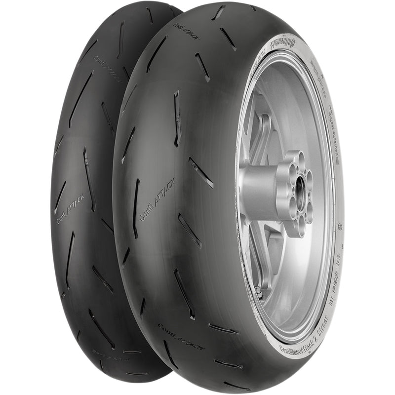 CONTINENTAL 0302-1454 02446620000 ContiRaceAttack 2 Street Tire Tire - ContiRaceAttack 2 Street - Rear - 200/55ZR17 - (78W)