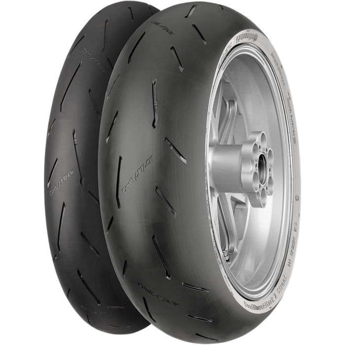 CONTINENTAL 0302-1454 02446620000 ContiRaceAttack 2 Street Tire Tire - ContiRaceAttack 2 Street - Rear - 200/55ZR17 - (78W)