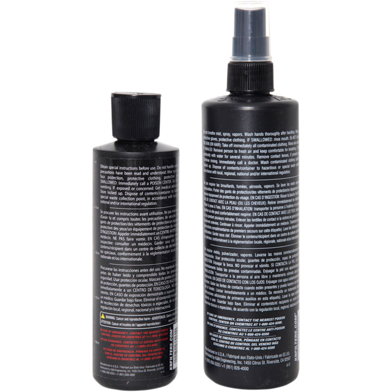 K & N 3610-0071 99-5050BK Filter Care Service Kit Black Air Filter Care Kit