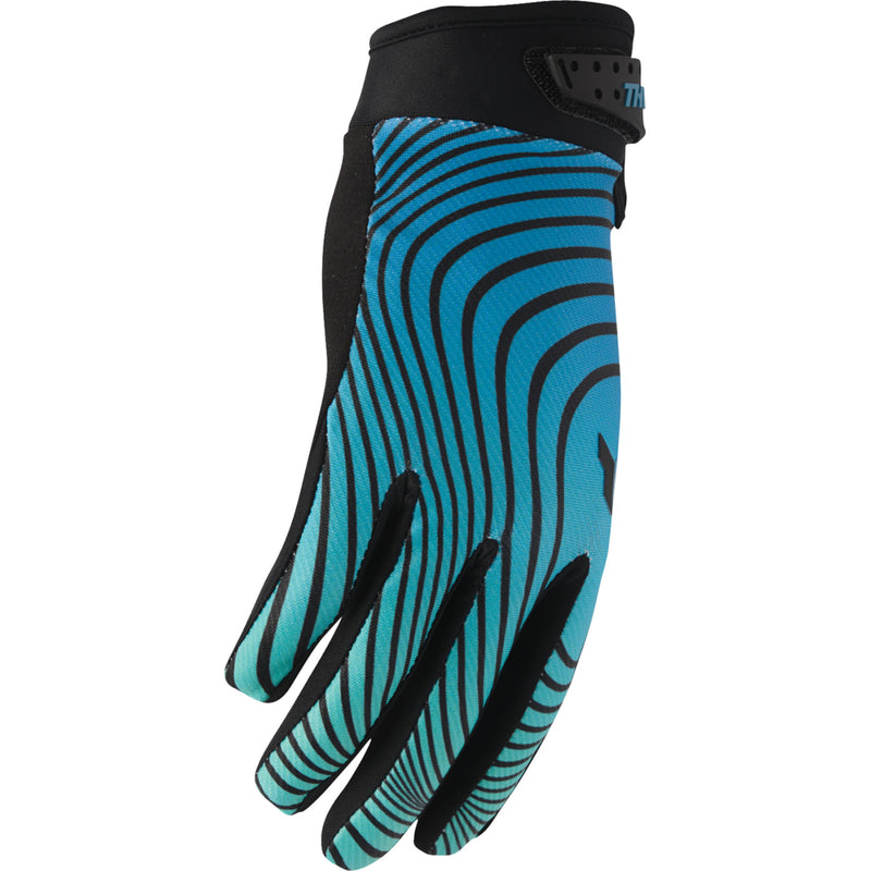 THOR LAUNCHMODE Identity Gloves Teal/Black