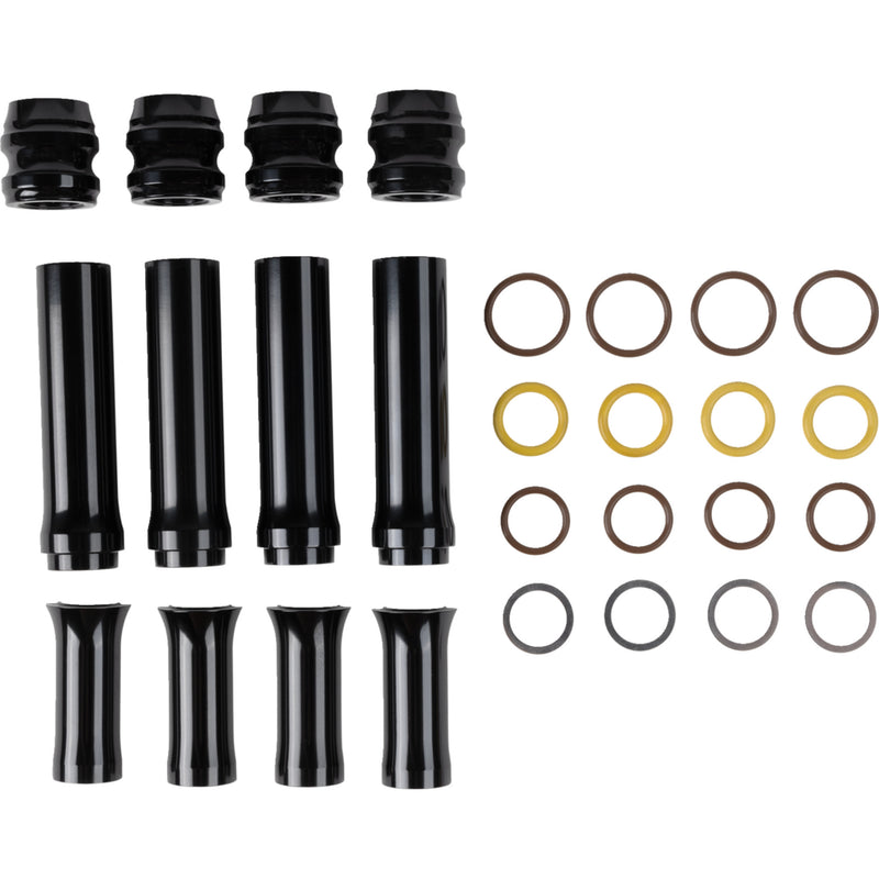 Arlen Ness 10 Gauge Pushrod Tube Covers - 03-634 For Harley Motorcycles 1999-2017