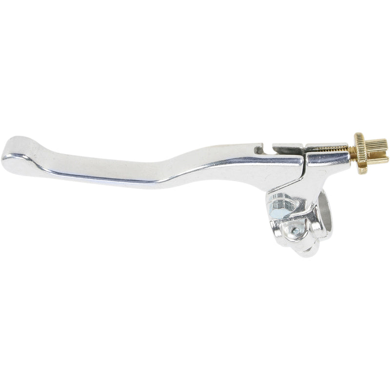 PARTS UNLIMITED 43-4102L Shorty Style Power Lever Assembly Lever Assembly - Left Hand - Shorty - Yamaha - Silver