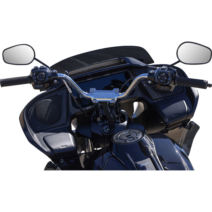 THRASHIN SUPPLY CO. 0601-6655 TSC-2802-3 1" Handlebar - High Bend - Chrome