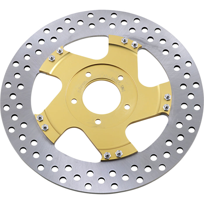 PERFORMANCE MACHINE (PM) 1710-3739 01331800FACLSMG Two-Piece Brake Rotor - Gold Ops Rotor - 11.8" - Front Left