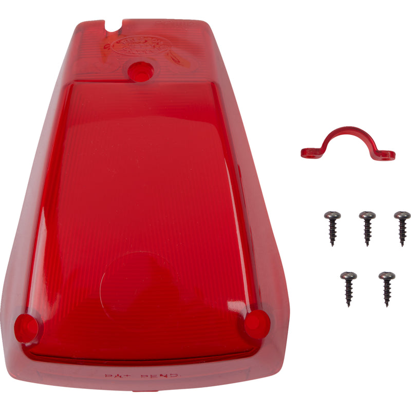 POLISPORT 2001-1725 8555800001 Preston Petty Taillight Lens Taillight Lens - Red