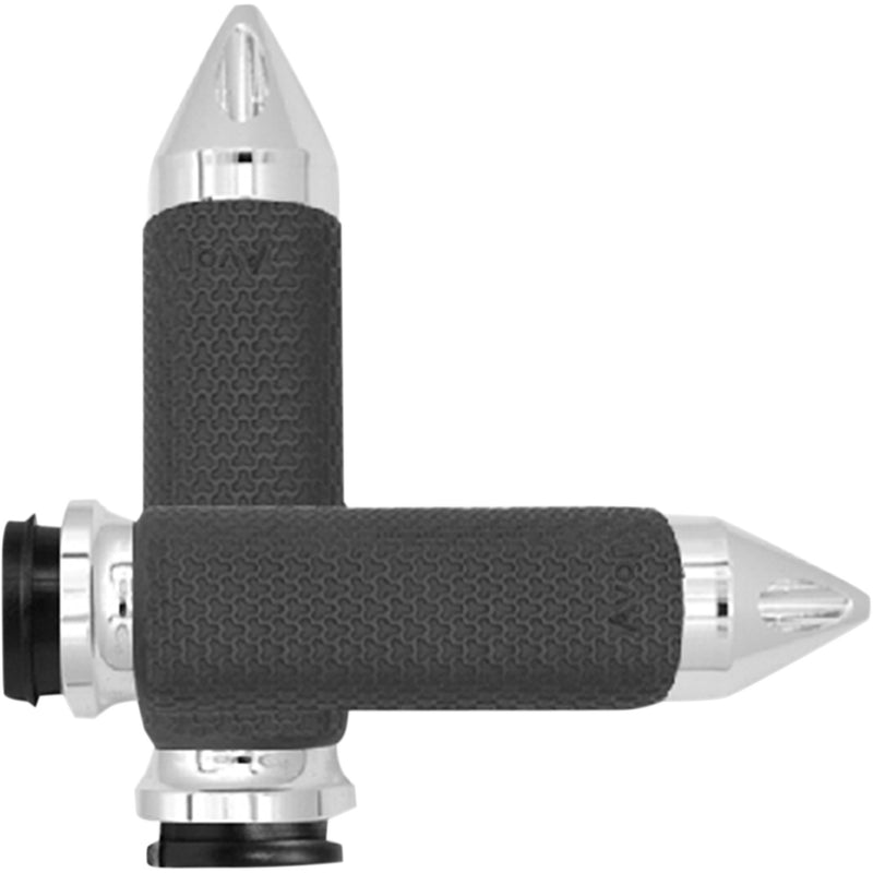 Avon Large Grips - MF-63B-CH-FL-SP For Harley Motorcycles 2008-2023