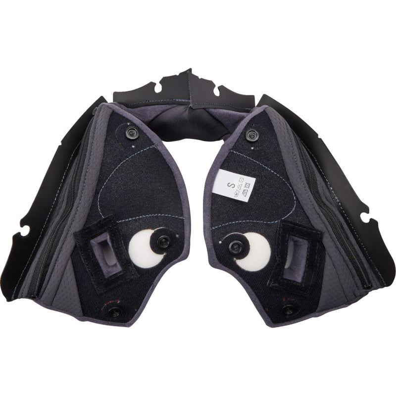 AGV 0134-3330 20185000564992X Pista GP RR Helmet Cheek Pads Pista GP RR Cheek Pads - Gray/Yellow - 2XL