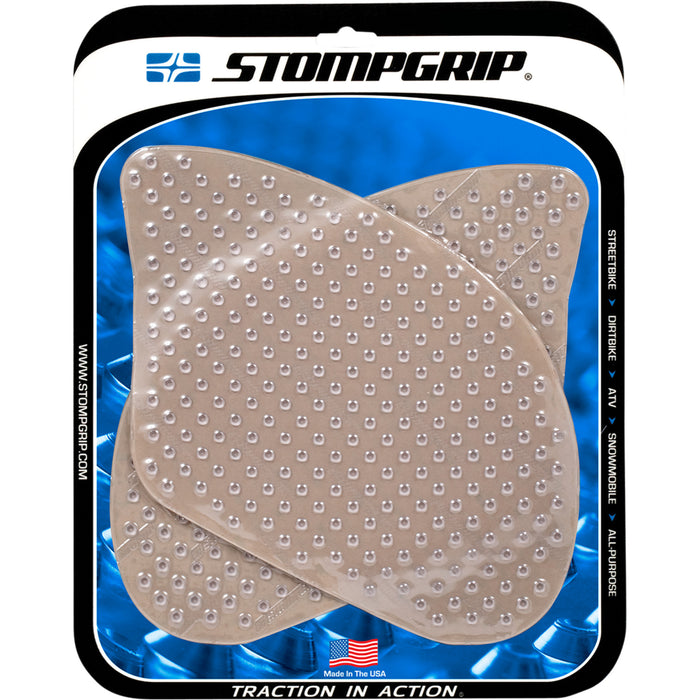 STOMPGRIP 4320-1108 55-10-0055C Volcano Profile Traction Pad Tank Kit Traction Kit - Clear - Suzuki