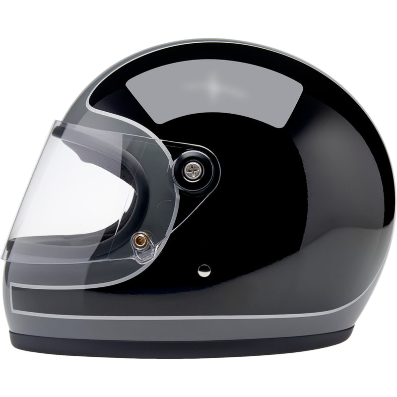 BILTWELL Gringo S Tracker Helmet - Gloss Storm Gray/Black