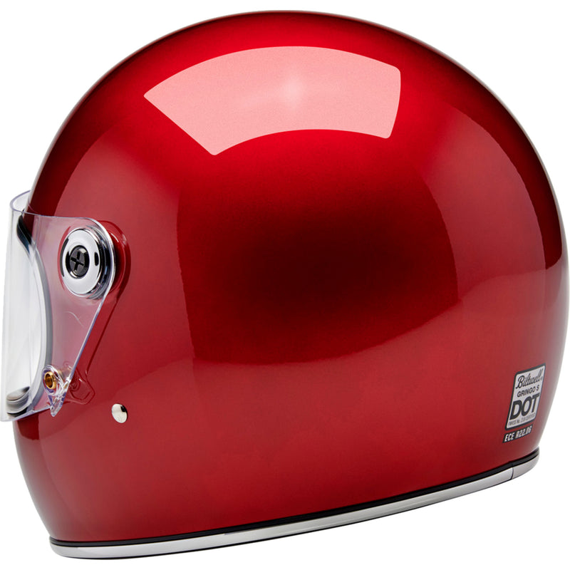 BILTWELL Gringo S Helmet Metallic - Cherry Red