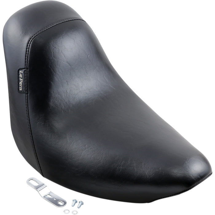 LE PERA 0802-0329 LGK-007 Bare Bones Solo Seat - Smooth - Black - FXST '06-'17