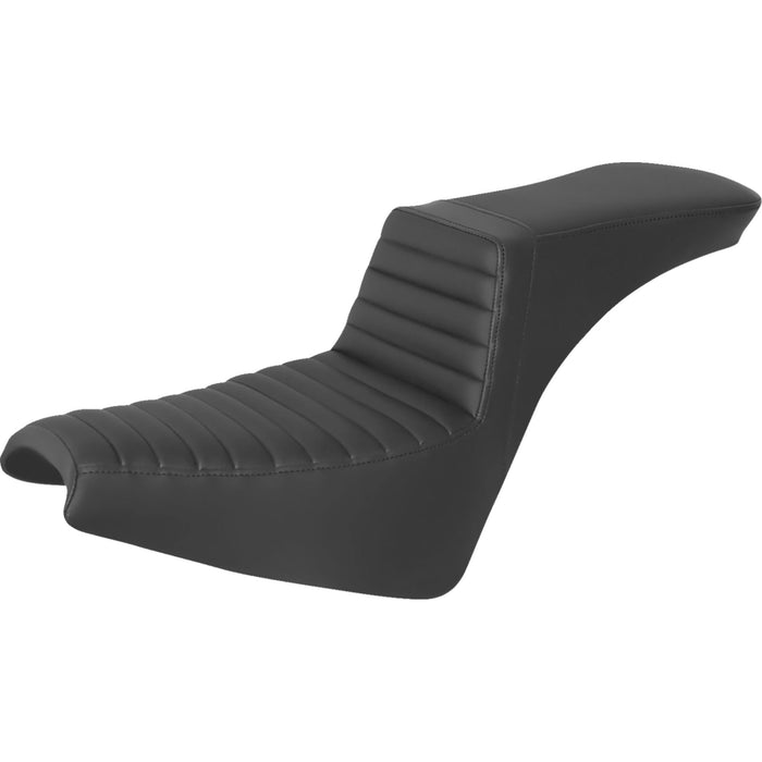 SADDLEMEN 0802-1456 818-30-191 Step-Up Seat — Front Tuck-n-Roll - Black