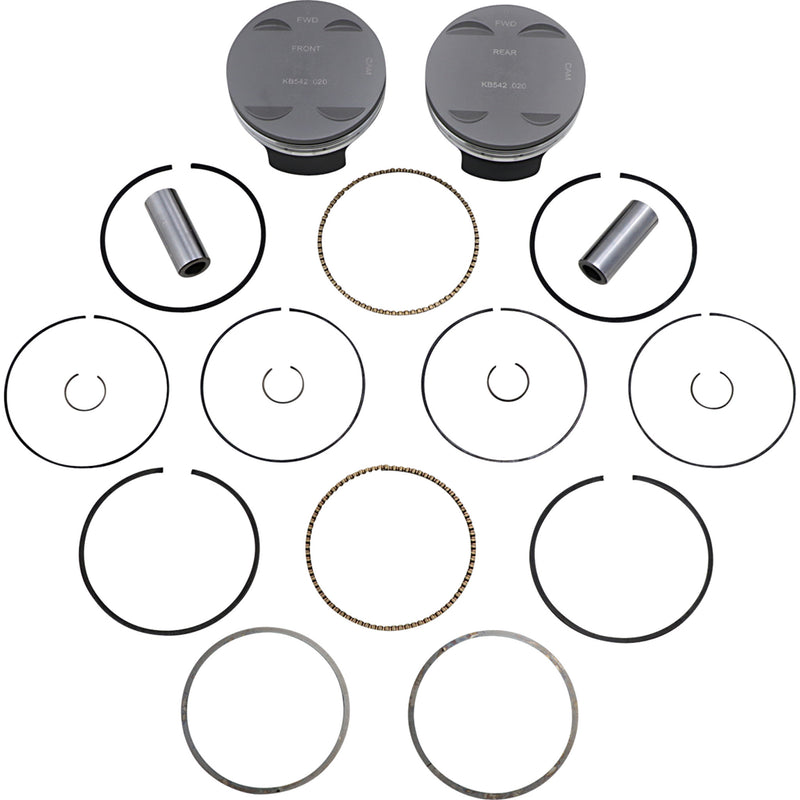 KB Performance Piston Kit - KB542LCA.020 For Harley Motorcycles 2017-2026