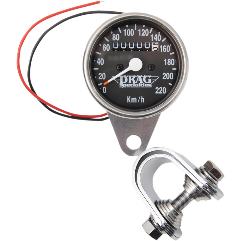 Drag Specialties Gauge - 2210-0330 For Harley 1973-1990