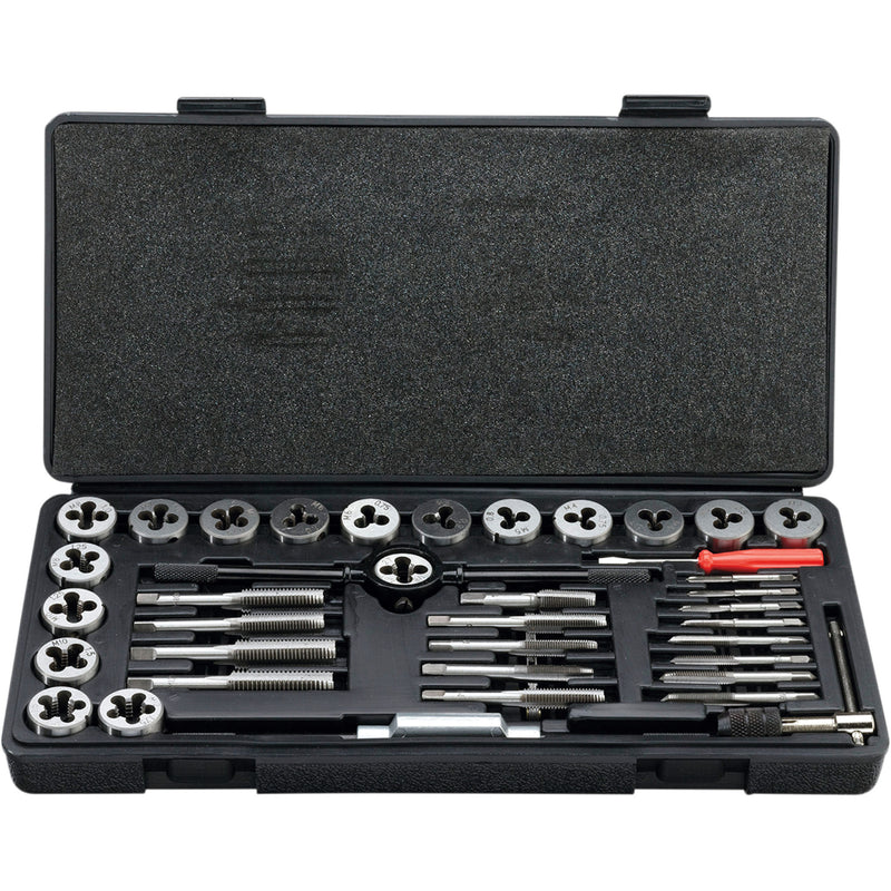 MOOSE OFFROAD 3801-0280 206-4002 Metric Tap and Die Set Tap and Die - Metric - 40-Piece