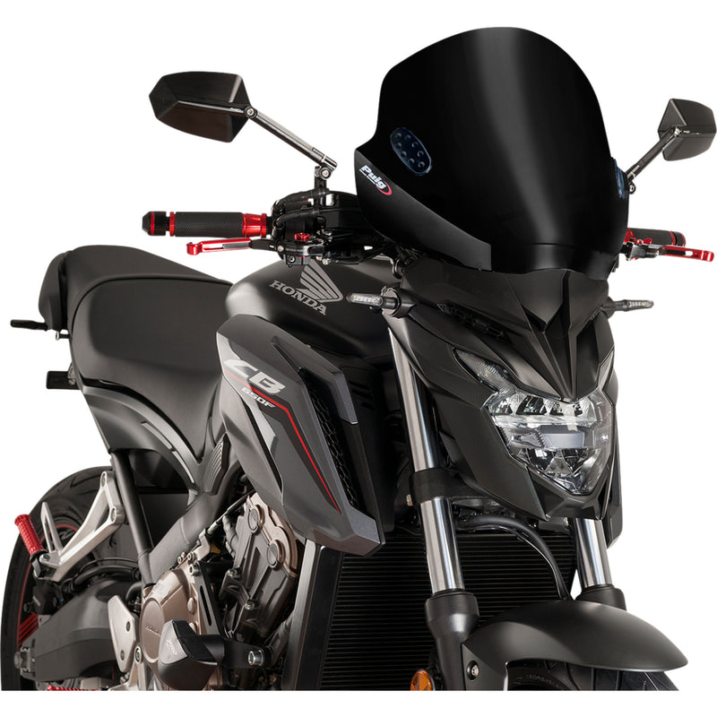 Puig Hi-Tech Parts Windshield - 5022N For Harley Sportster Forty-Eight / Softail Low Rider 2017-2020 | Ducati Motorcycles 2007-2024