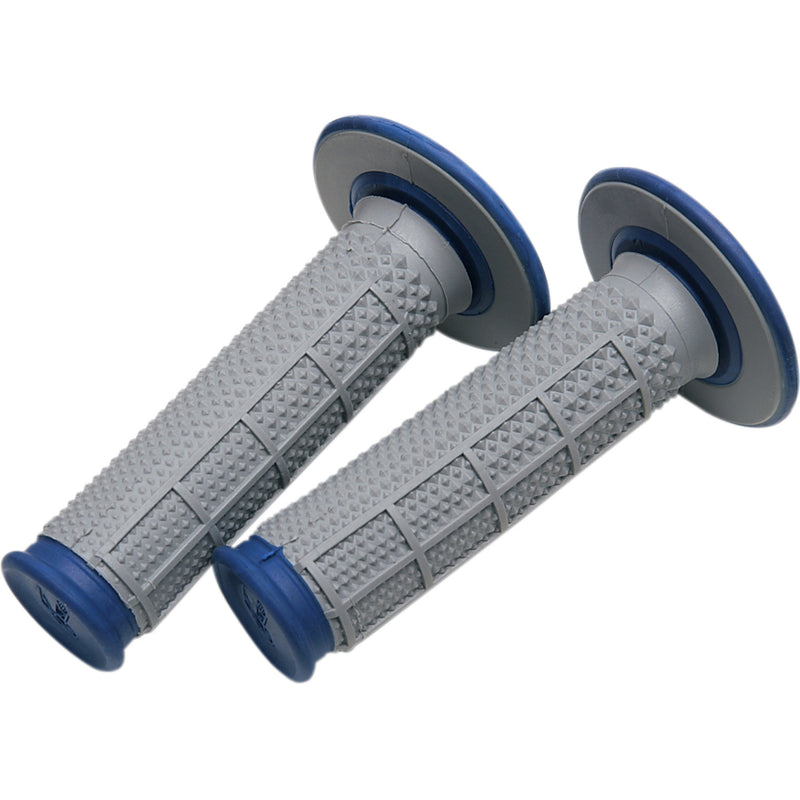 RENTHAL 0630-0262 G162 Tapered Dual-Compound Grips Grips - Tapered - Blue