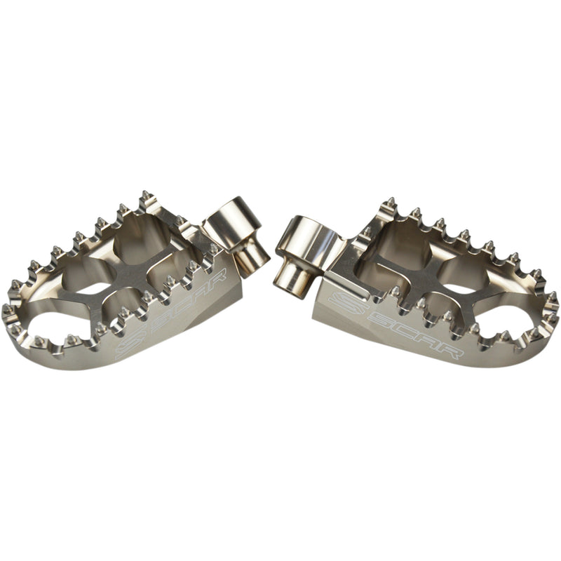Scar Foot Pegs - S5510T For Sherco Dirt Bikes 2008-2026 | Beta Dirt Bikes 2005-2021 | Husqvarna Dirt Bikes 2014-2023 | KTM Dirt Bikes 1998-2023
