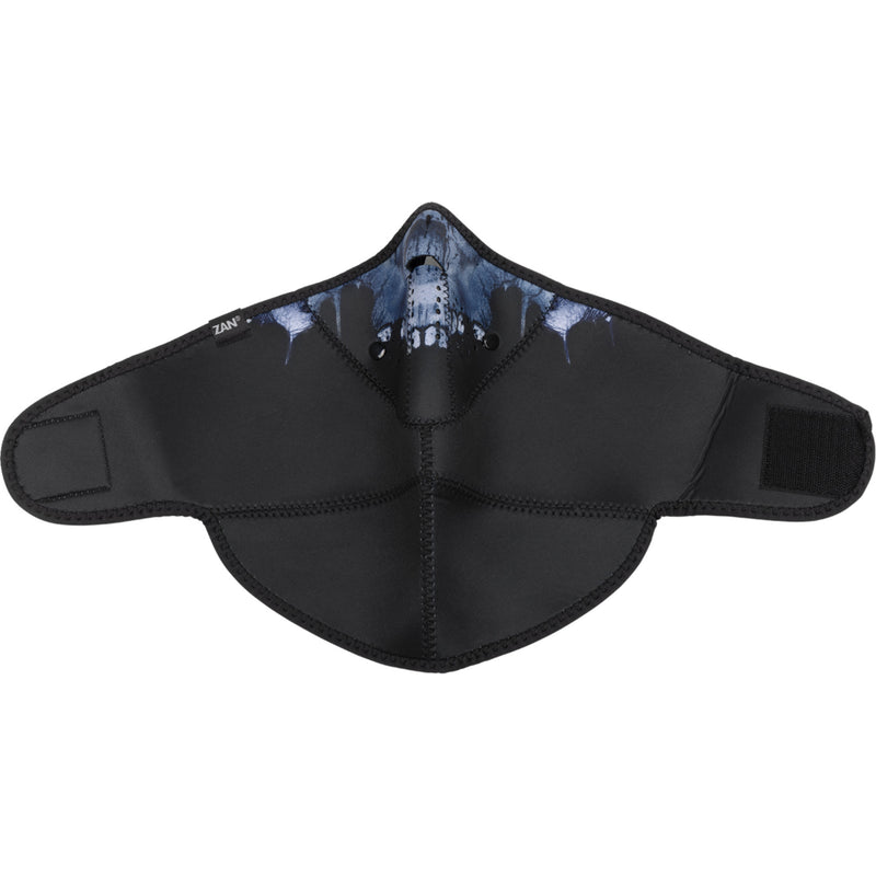 ZAN HEADGEAR 2503-0359 WNX417H3 3-Panel Neo-X Neoprene Face Mask midnight skull