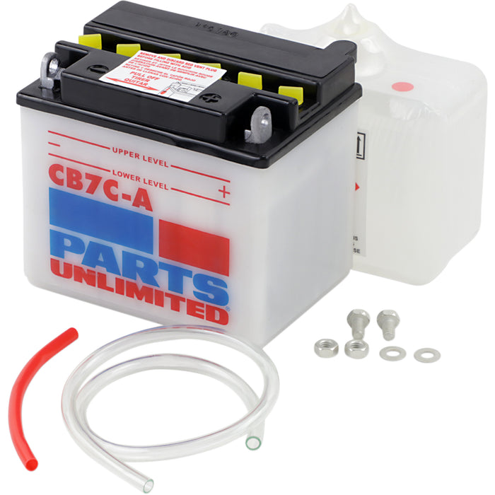 PARTS UNLIMITED 2113-0162 Heavy-Duty 12v Battery Kit Battery - YB7C-A