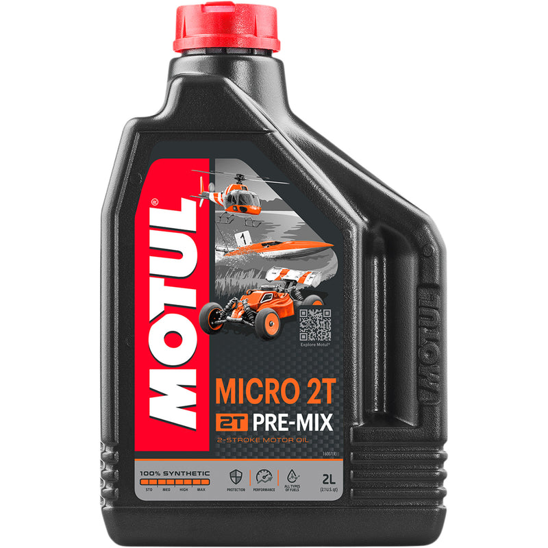 MOTUL 3602-0128 105940 Micro 2T Model Engine Oil Micro 2T Oil - 2L