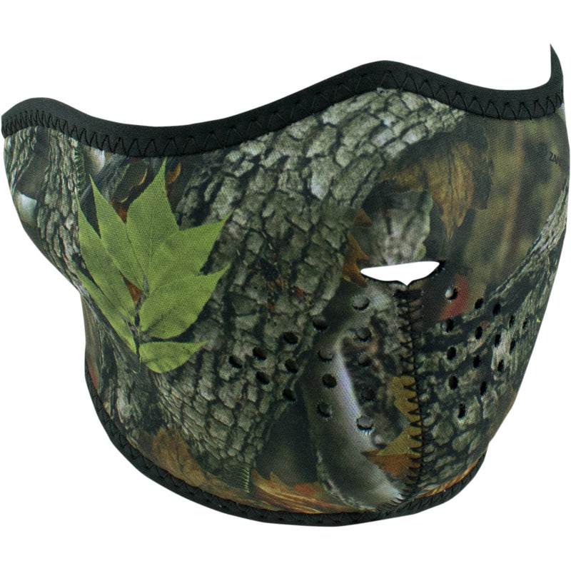 ZAN HEADGEAR 2503-0281 WNFM238H Neoprene Half Mask Half Mask - Forest Camo