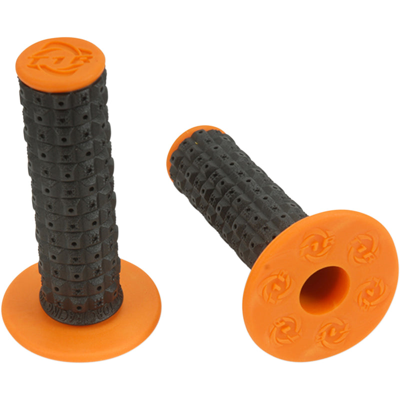 TORC1 0630-2437 2000-0205 Enduro Dual Grips Grips - Enduro - Dual - MX - Black/Orange