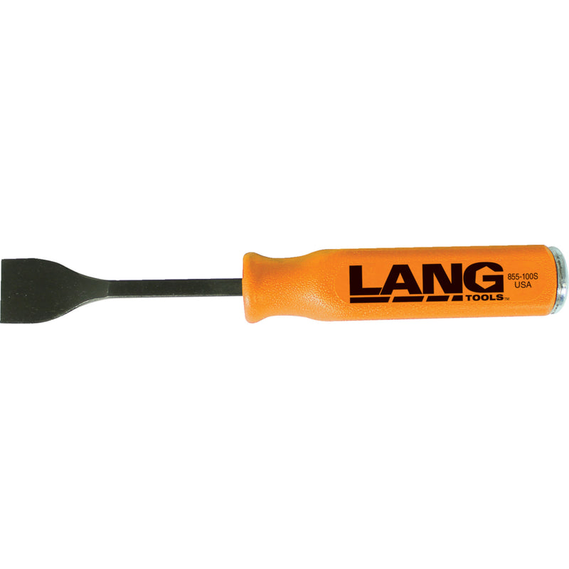 LANG TOOLS 3850-0630 855-100S 1" Face Stubby Gasket Scraper with Capped Handle Scraper Tool with Capped Handle - Gasket - 1" Face