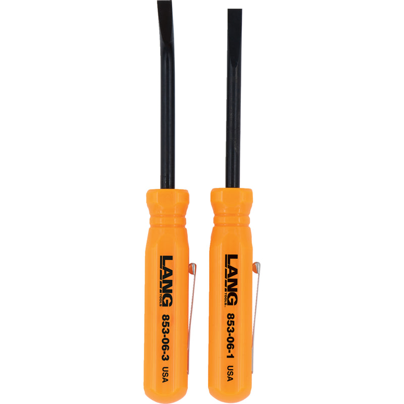 LANG TOOLS 3850-0624 853-06-2ST Mini Pocket Pry Bar Mini Pry Bar - Pocket - Set
