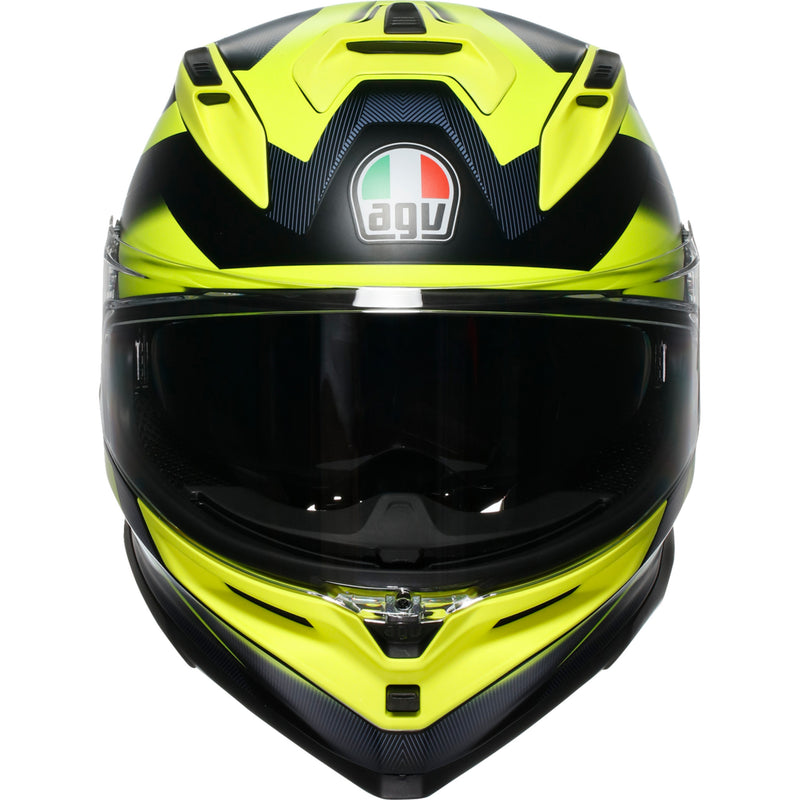 AGV K7 Glimpse Helmet - Matte Black/Yellow Fluo