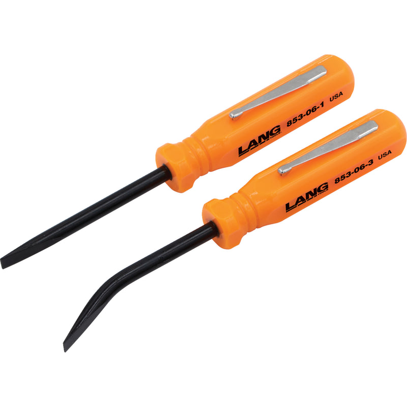 LANG TOOLS 3850-0624 853-06-2ST Mini Pocket Pry Bar Mini Pry Bar - Pocket - Set