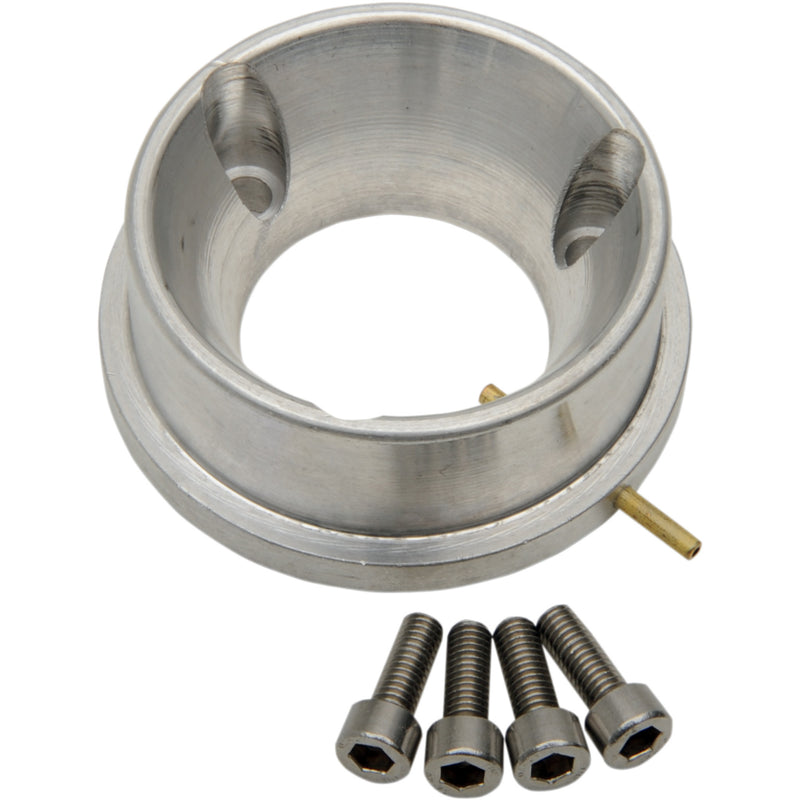 WSM 1013-0028 006-660-01 Carburetor Adapter with oil injection - silver - 38 mm