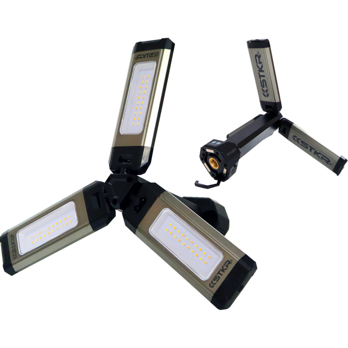 RISK RACING 3850-0568 12680 Tri-Mobile Work Light Shop Light - Work Area/Mobile - 2000 Lumens - Rechargeable
