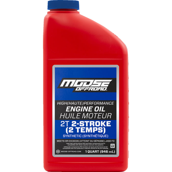 MOOSE OFFROAD 3602-0162 219383 2-Stroke Synthetic Engine Oil 1 us quart