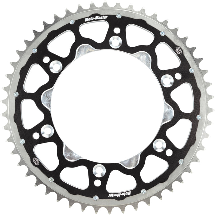 MOTO-MASTER 1211-2926 620033249 Fusion Series Dual Ring Rear Sprocket 49 tooth - black - honda