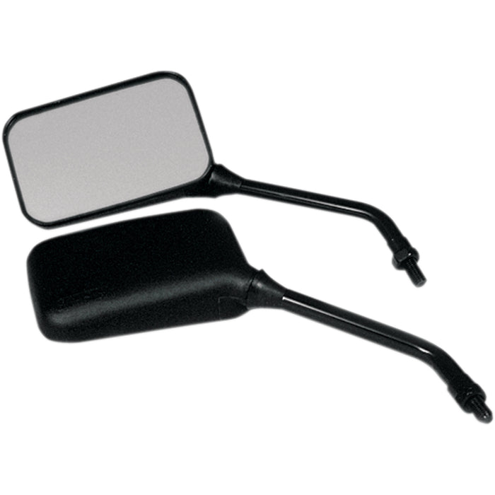 EMGO 2078257 20-78257 GP Mirror Mirror - GP Deluxe - Side View - Long - Rectangle - Black