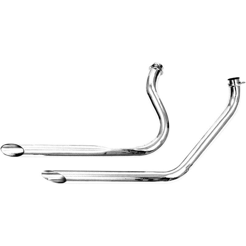 Paughco Drag Pipes 2-Into-2 Exhaust System - 734 For Harley Electra Glide 1970-1984