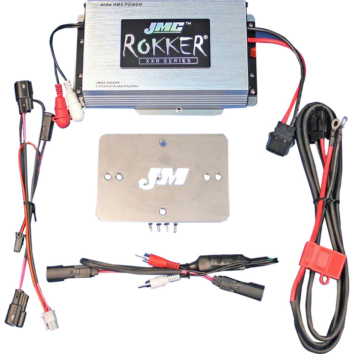 J & M 4405-0950 JMA6-400HR15 JMC ROKKER® 200 W 2-Channel Amplifier Kit 400 W Amplifier Kit - '15-'23 FLTRX/FLTRU/RG3