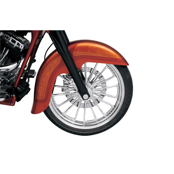 KLOCK WERKS 1401-0422 KWF-01-0101-2014 Benchmark Front Fender for Dresser - Benchmark Front Fender Kit - Non-Raked - Steel - 21"