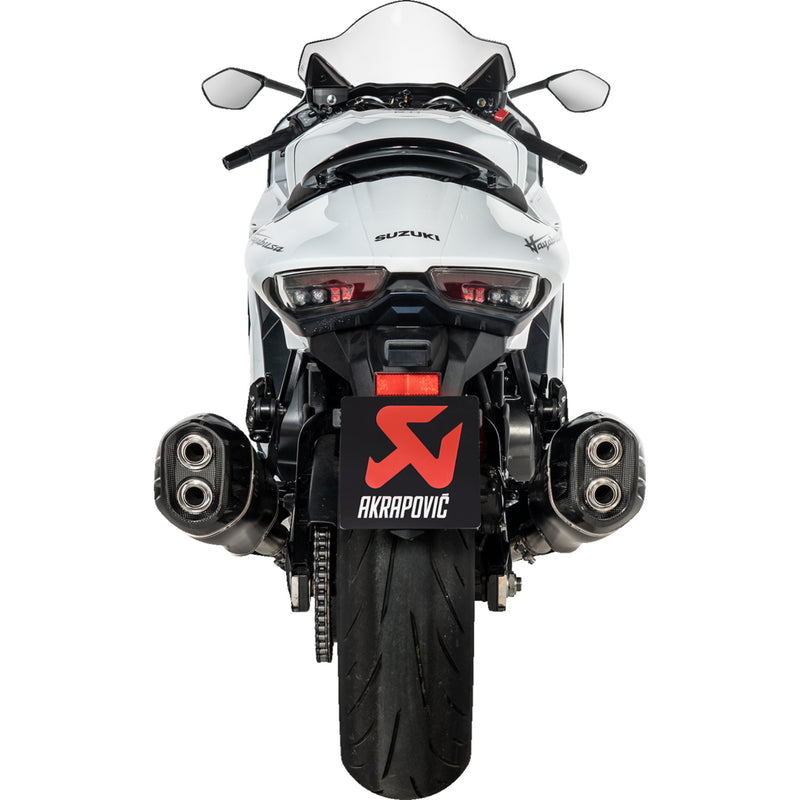 Akrapovic Slip-On Line Muffler - S-S13SO4-HRAATBL/1 Suzuki 1300R Hayabusa 2022-2025