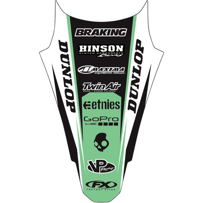 FACTORY EFFEX 4302-4561 19-32110 Rear Fender Kit Rear Fender Graphic - KX 80/85/100