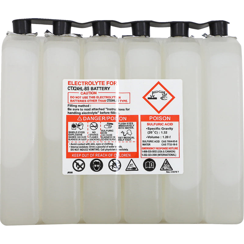 Drag Specialties YTX Battery - 2113-0212 For Harley Touring 1980-1996