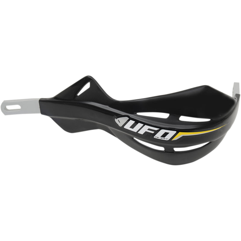 UFO 0635-0322 PM01633-001 Pro Handguards with Aluminum Insert for 1-1/8" Handlebars Handguards w/ Aluminum - Black