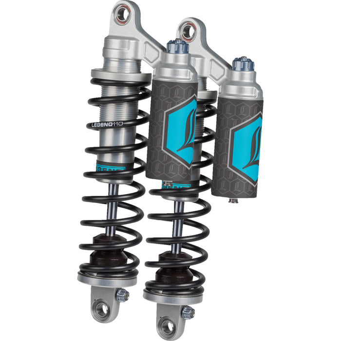 LEGEND SUSPENSION 1310-1944 1310-1944 Legend REVO ARC Piggyback Coil Suspension for XL Models - REVO ARC Piggyback Shocks - Standard - Clear - 14" - '04+ Sportster